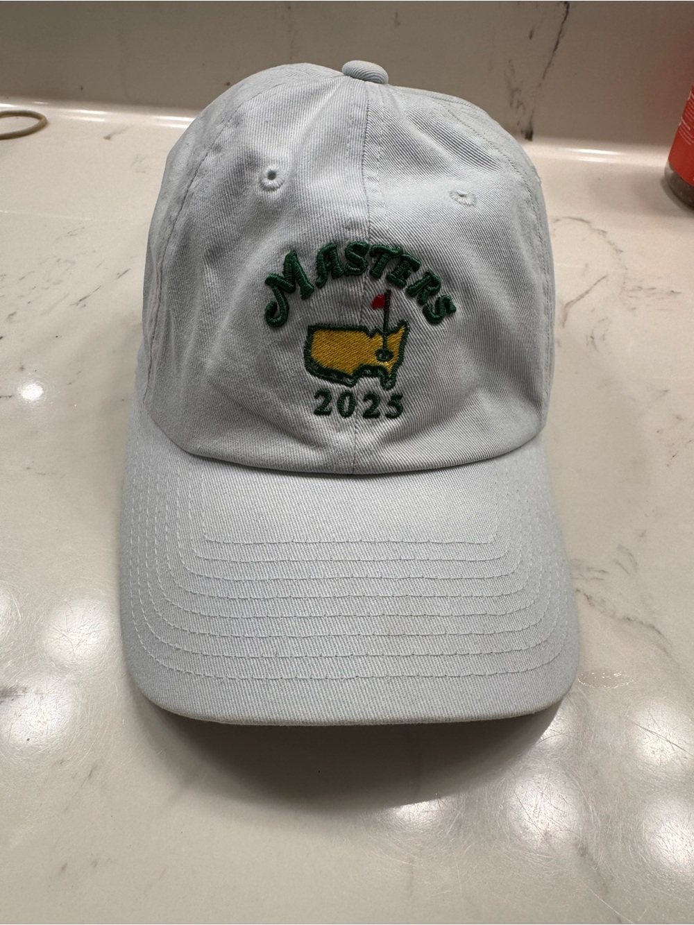 Masters 2025 White Unisex Baseball Cap